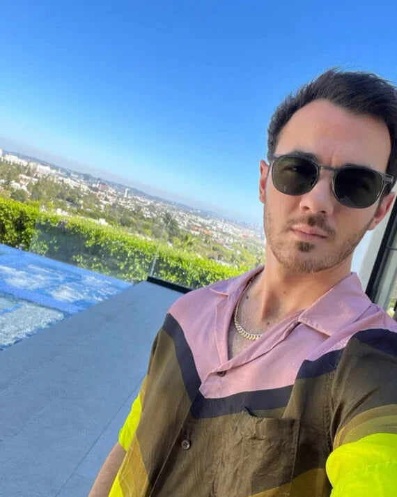 Kevin Jonas in his Sutter Sunglasses – Leisure Society