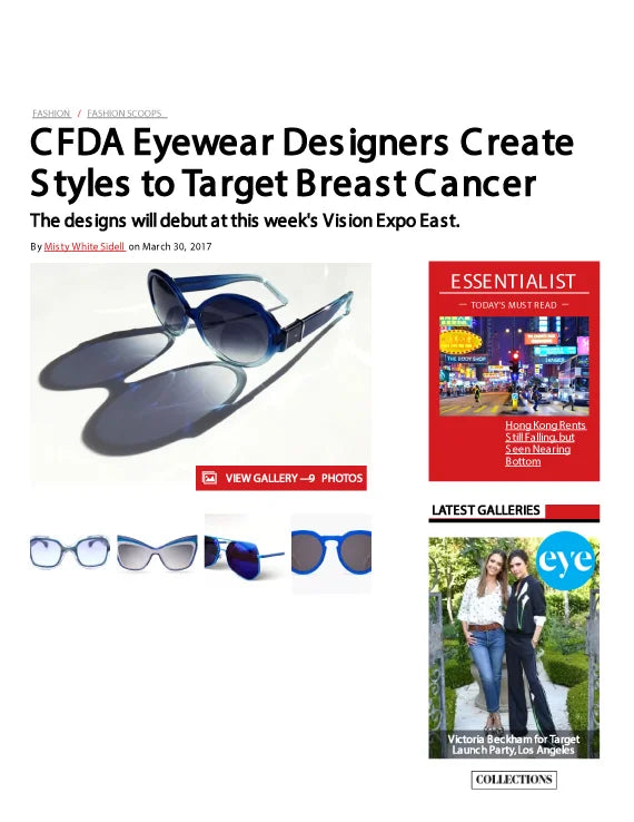 Our CFDA x FTBC Collaboration featured on WWD