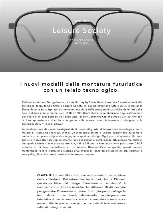 Leisure Society featured in L’Officiel