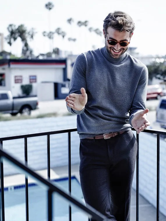 James Wolk featured in Esquire Wearing the Byron