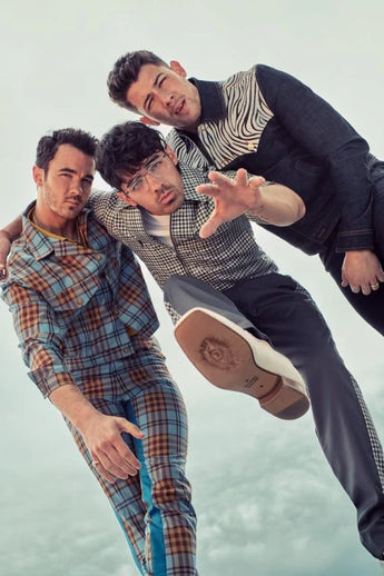 Joe Jonas wearing Leisure Society in Harper’s Bazaar