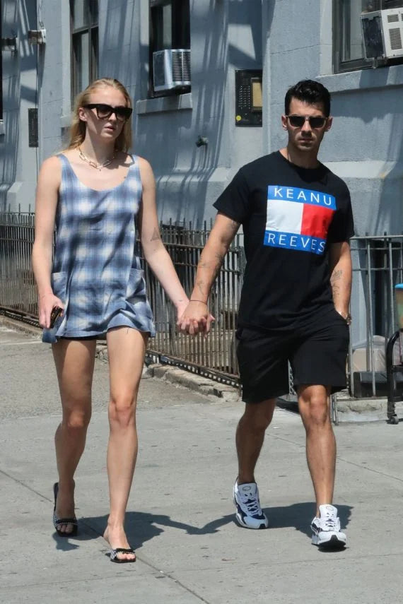 Joe Jonas spotted in Leisure Society Rudi Sunglasses