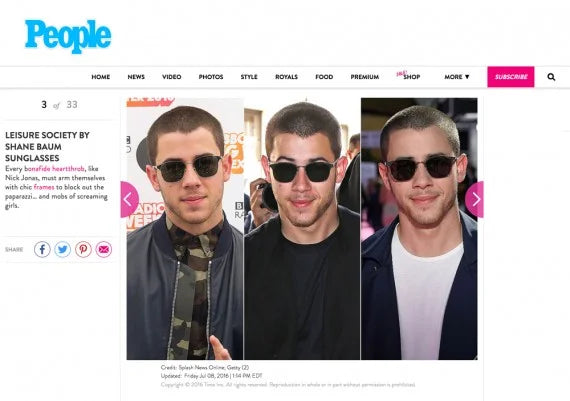 Nick Jonas featured on People Magazine