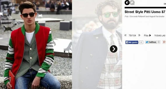 Filippo Bologni featured on GQ wearing Leisure Society