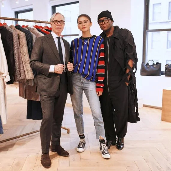 Zendaya Rocks Tilman at Tommy Hilfiger Showroom for Tommy x Zendaya Collaboration