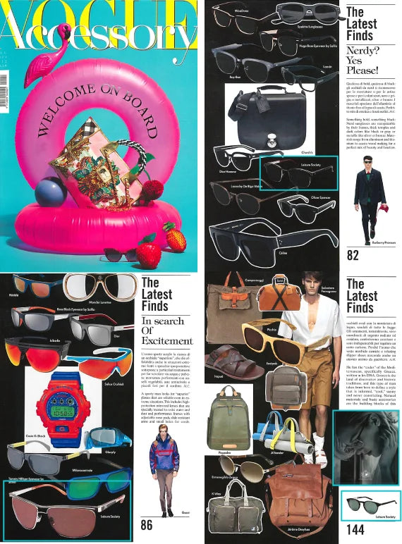 Leisure Society lands a feature in VOGUE Accessory