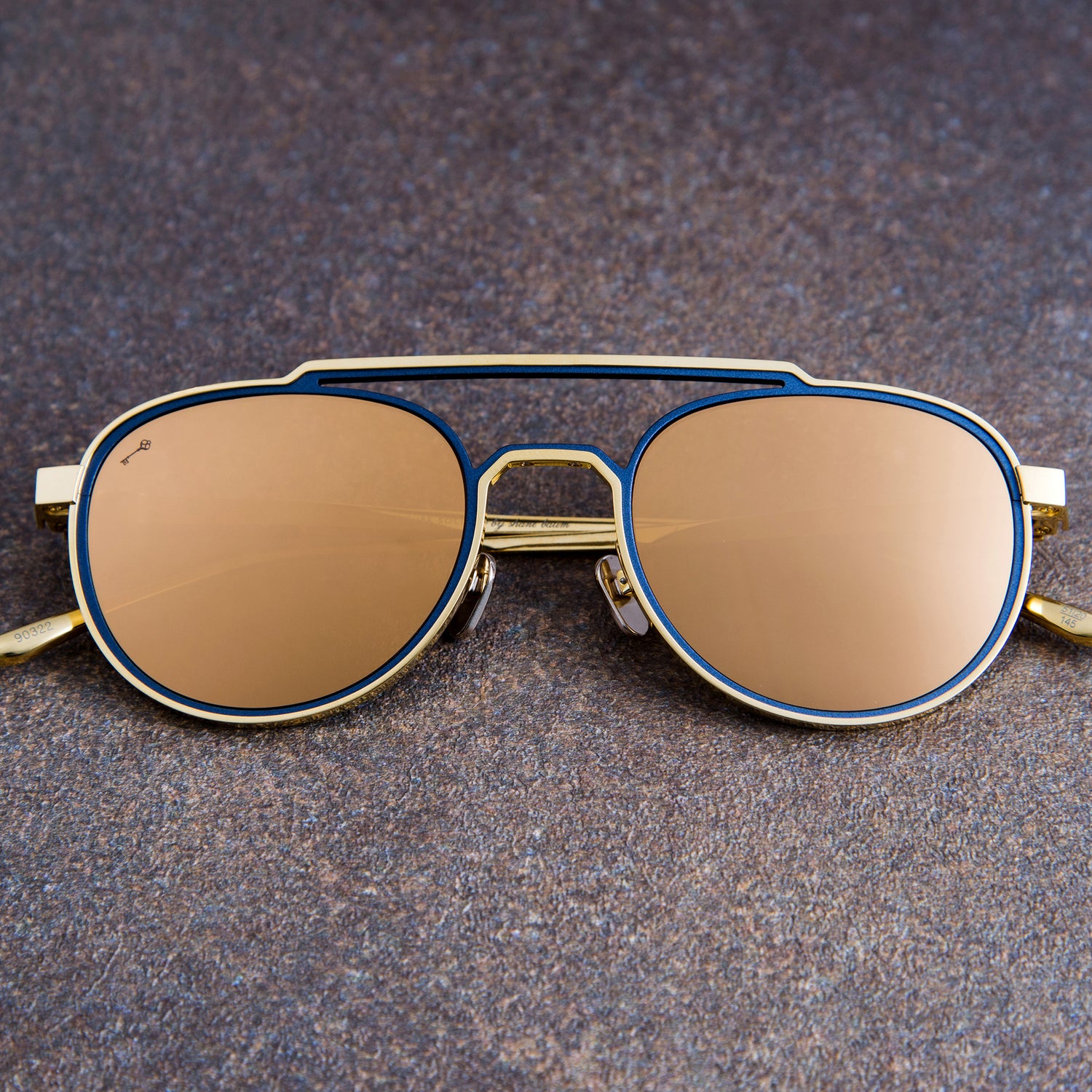 Clairaut in 24K Gold/Navy (The Vault)
