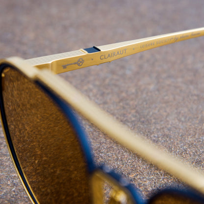 Clairaut in 24K Gold/Navy (The Vault)