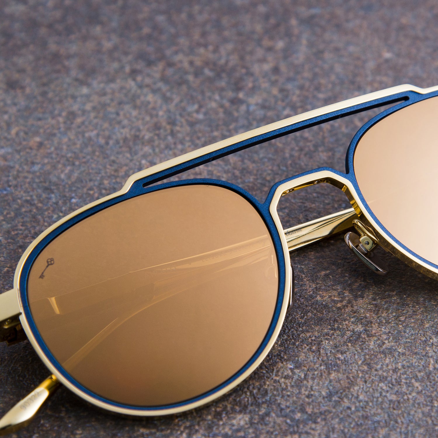 Clairaut in 24K Gold/Navy (The Vault)